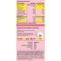 Pizza massa fina de pernil-formatge EROSKI, caixa 340 g