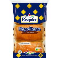 Napolitana de xocolata PASQUIER, 6 u, paquet 270 g Napolitana de xocolata PASQUIER, 6 u, paquet 270 g
