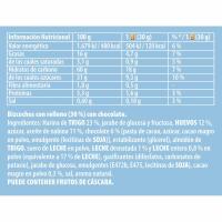 Bescuit farcit de xocolata LU OSITOS LULU , caixa 150 g