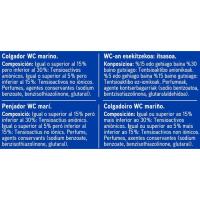 Limpiador wc colgador líquido marino EROSKI, pack 3 uds