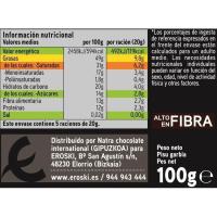 Xocolata negra 85% cacau EROSKI SELEQTIA, tauleta 100 g