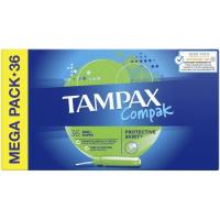 Tampón super TAMPAX Compak , caja 36 uds Tampón super TAMPAX Compak , caja 36 uds