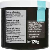 Flor de sal EROSKI SELEQTIA, llauna 125 g