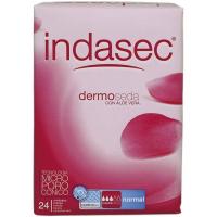 Compresa incontinencia normal INDASEC Discreet, paquete 24 uds Compresa incontinencia normal INDASEC Discreet, paquete 24 uds
