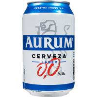 Cerveza sin alcohol AURUM, lata 33 cl Cerveza sin alcohol AURUM, lata 33 cl