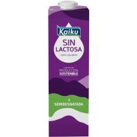 Llet semidesnatada sense lactosa KAIKU, brik 1 litre Llet semidesnatada sense lactosa KAIKU, brik 1 litre