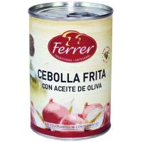 Cebolla frita en aceite de oliva FERRER, 390 g