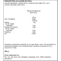 Ceba fregida en oli d'oliva FERRER, 390 g