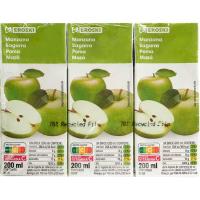 Bebida de manzana EROSKI, pack 6x0,2l Bebida de manzana EROSKI, pack 6x0,2l