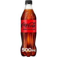 Refresco de cola COCA COLA ZERO, botellín 50 cl
