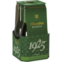 Cerveza Reserva 1925 ALHAMBRA, pack botellín 4x33 cl Cerveza Reserva 1925 ALHAMBRA, pack botellín 4x33 cl