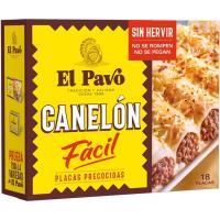 Canelones instant EL PAVO, 18 placas, caja 125 g Canelones instant EL PAVO, 18 placas, caja 125 g