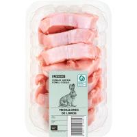 Medallones de lomo de conejo EROSKI, bandeja aprox. 440 g Medallones de lomo de conejo EROSKI, bandeja aprox. 440 g