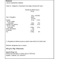 Ou fresc XL cistella ROIG, 1/2 dotzena
