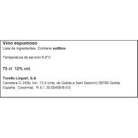 Cava Brut TORELLÓ, botella 75 cl