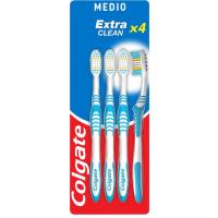 Cepillo dentral Extra Clean COLGATE, pack 4 uds Cepillo dentral Extra Clean COLGATE, pack 4 uds