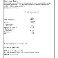 Formatge de cabra semicurat EL PASTORET, al tall, compra mínima 250 g