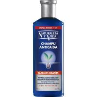 Champú anticaída cabello graso NATURALEZA Y VIDA, bote 300 ml Champú anticaída cabello graso NATURALEZA Y VIDA, bote 300 ml