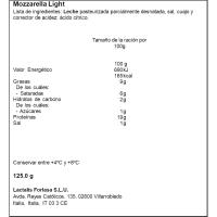 Mozzarella light GALBANI, bossa 125 g