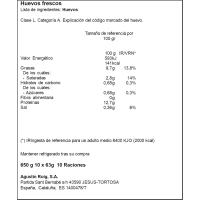 Ou fresc L sòl naturelle ROIG, 10 u