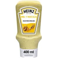 Salsa de mel-mostassa HEINZ, boca avall 400 g Salsa de mel-mostassa HEINZ, boca avall 400 g