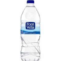 Agua mineral FONT VELLA, botella 1 litro Agua mineral FONT VELLA, botella 1 litro