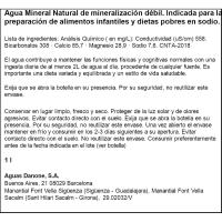 aigua minera FONT VELLA 1l