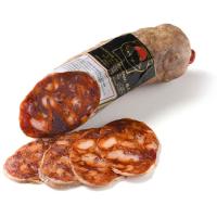 Chorizo cular ibérico EL ENCINAR, al corte, compra mínima 100 g