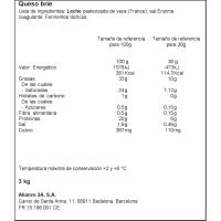 Queso Brie ENTREMONT, al corte, compra mínima 250 g