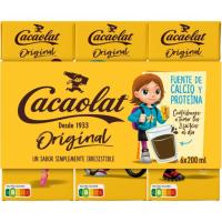 Batut de cacau CACAOLAT, pack 6x200 ml Batut de cacau CACAOLAT, pack 6x200 ml