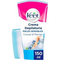 Crema depilatoria ducha piel sensible VEET, tubo 150 ml Crema depilatoria ducha piel sensible VEET, tubo 150 ml