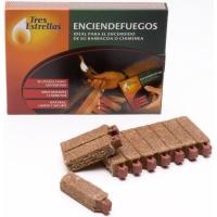 Enciende fuegos TRES ESTRELLAS, pack 1 ud