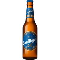 Cerveza sin alcohol 0,0 SAN MIGUEL, pack botellín 6x25 cl