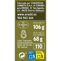 Chipirón en aceite de oliva EROSKI, lata 106 g