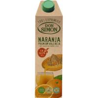Suc espremut taronja sense polpa DON SIMÓN, brik 1 litre Suc espremut taronja sense polpa DON SIMÓN, brik 1 litre