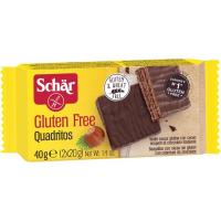 Quadradito de chocolate sin gluten SCHAR, paquete 40 g