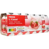Lcasei sabor maduixa EROSKI, pack 12x100 ml