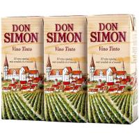 Vino Tinto DON SIMON, pack 3x187 ml Vino Tinto DON SIMON, pack 3x187 ml