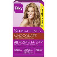 Cera banda Facial TAKY Sensacions Xoco.Aroma Taronja 12 u