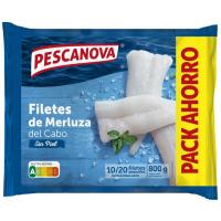 Filetes de merluza sin piel PESCANOVA, bolsa 800 g Filetes de merluza sin piel PESCANOVA, bolsa 800 g