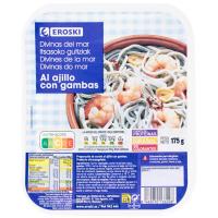 Divinas del mar al ajillo con gambas EROSKI, bandeja 175 g Divinas del mar al ajillo con gambas EROSKI, bandeja 175 g