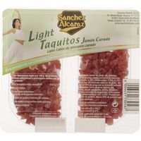 Taquitos de pernil light SANCHEZ ALCARAZ, pack 2x50 g Taquitos de pernil light SANCHEZ ALCARAZ, pack 2x50 g