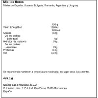 Mel bresca % degoto GRANJA SAN FRANCISCO, dosificador 425 g