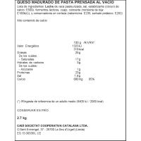 Queso barra crema Original CADI, al corte, compra mínima 250 g