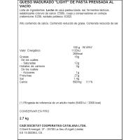 Cadí Coop barra 2.7 Kg 250 g