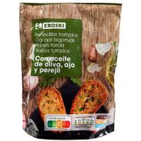 Panecillos con ajo EROSKI, paquete 160 g Panecillos con ajo EROSKI, paquete 160 g