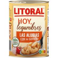 Mongetes avui llegums LITORAL, llauna 430 g