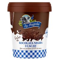 Chocolate con trozos LA FAGEDA, tarrina 500 ml Chocolate con trozos LA FAGEDA, tarrina 500 ml