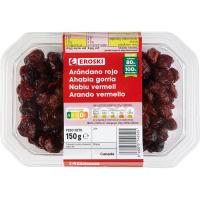 Arándanos rojos EROSKI, tarrina 150 g