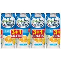 Lactozumo zero sabor Caribe DON SIMON, pack 6x200 ml